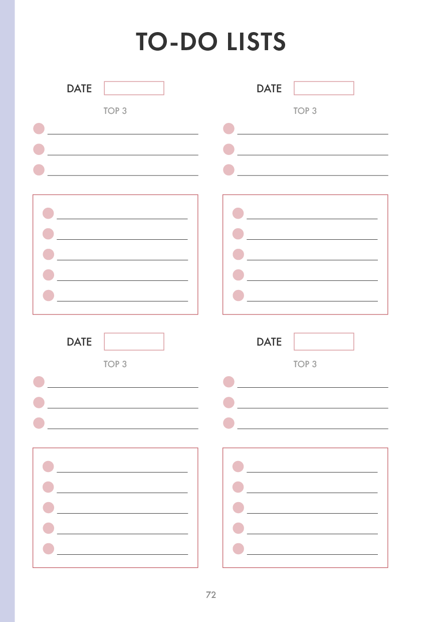 Pink Confetti - Soft Back Educator Notebook