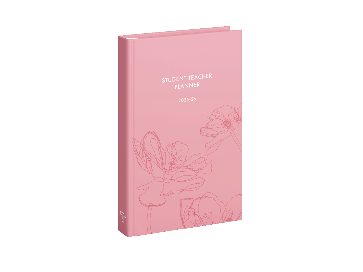 Floral Whisper - Book Student Teacher Planner