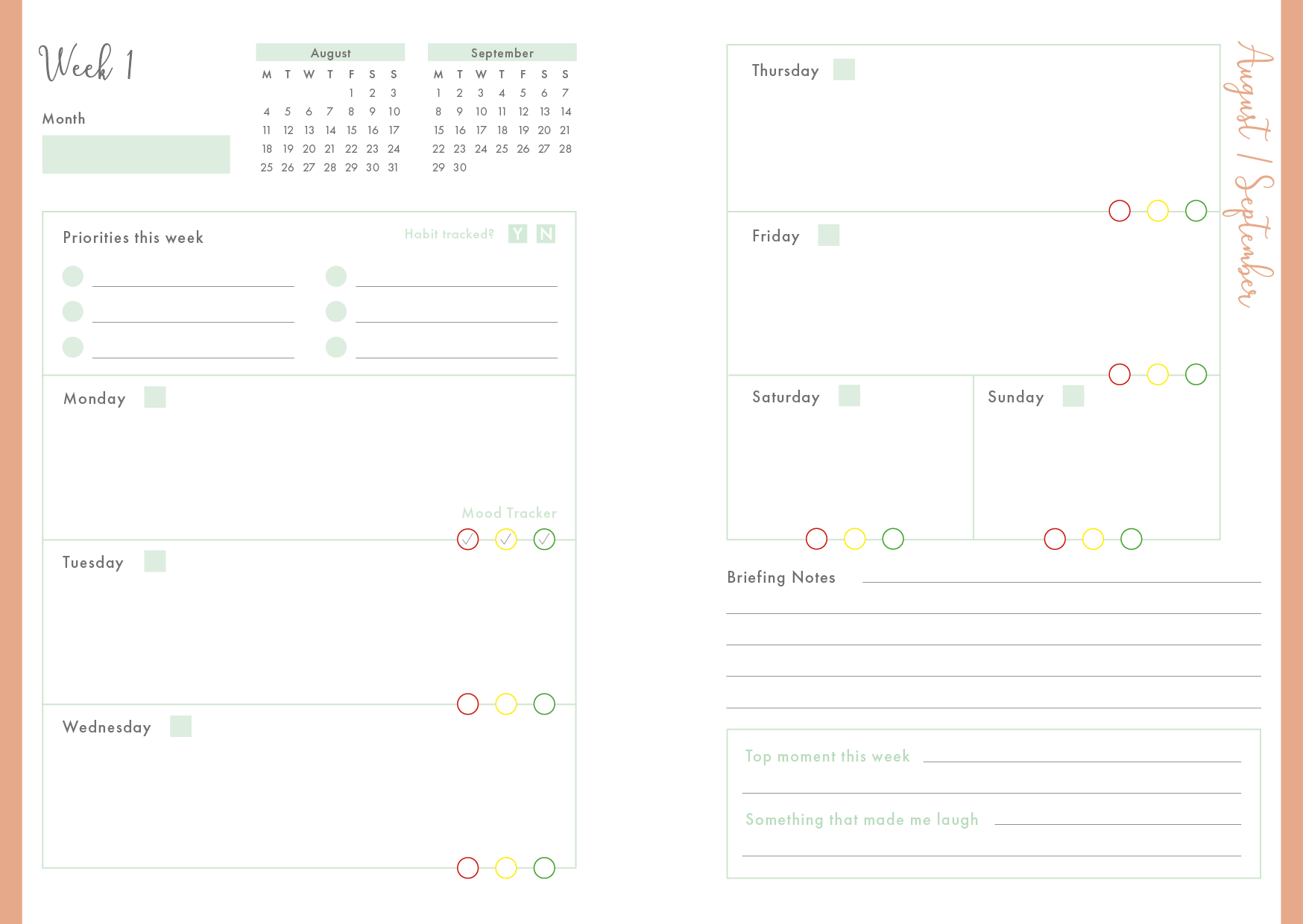 Citrus Grove - Spiral Teaching Assistant Planner