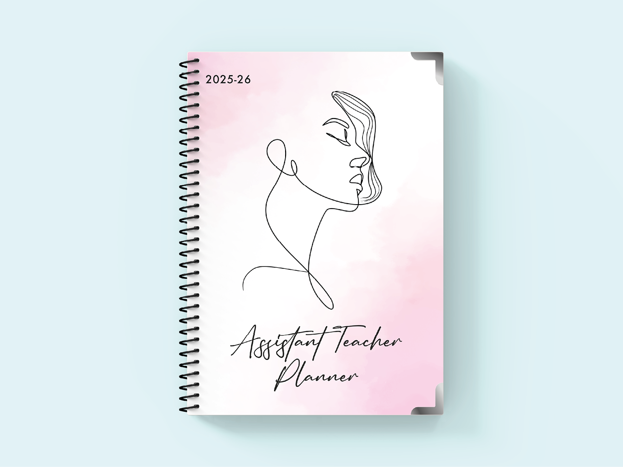 Feminine Elegance - Spiral Teaching Assistant Planner