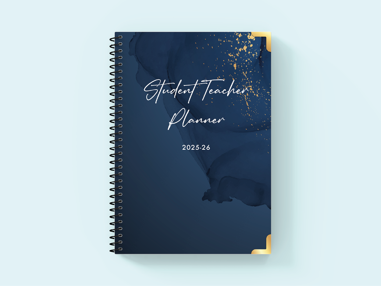 Stellar Sparkle - Spiral Student Teacher Planner