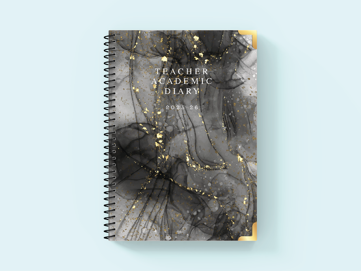 Starry Night -  Spiral Teacher Academic Diary