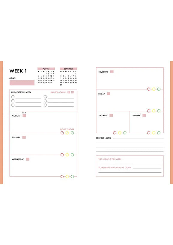 Blush Tide - Teaching Assistant Planner