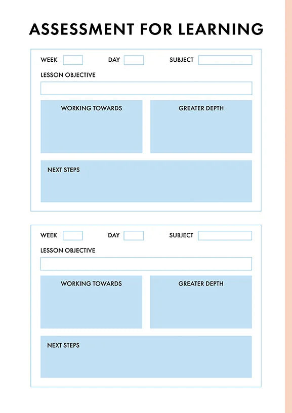 Tidy Blue Horizon  - Teacher Planbook