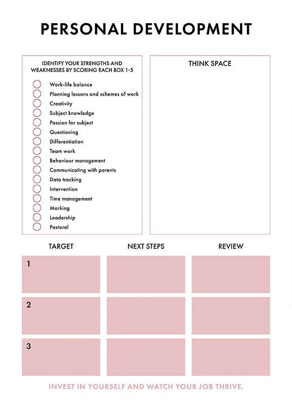 Blush Tide - Teacher Planner